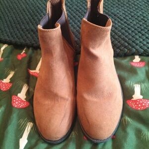 Primark Women's Tan Suede Ankle Boots